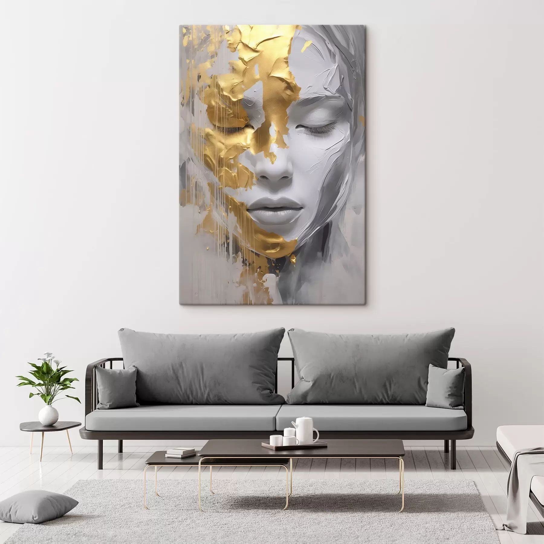 Tablouri Portret abstract al unei femei s45448