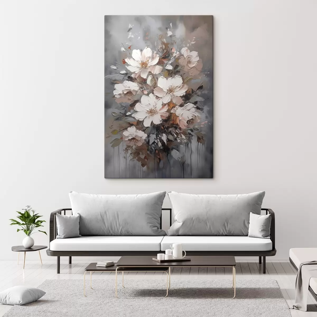 Tablouri Buchet de flori abstracte s45580