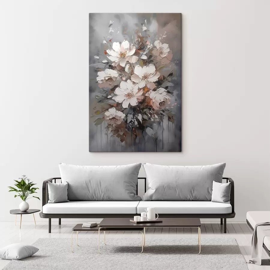 Tablouri Buchet de flori abstracte s45580