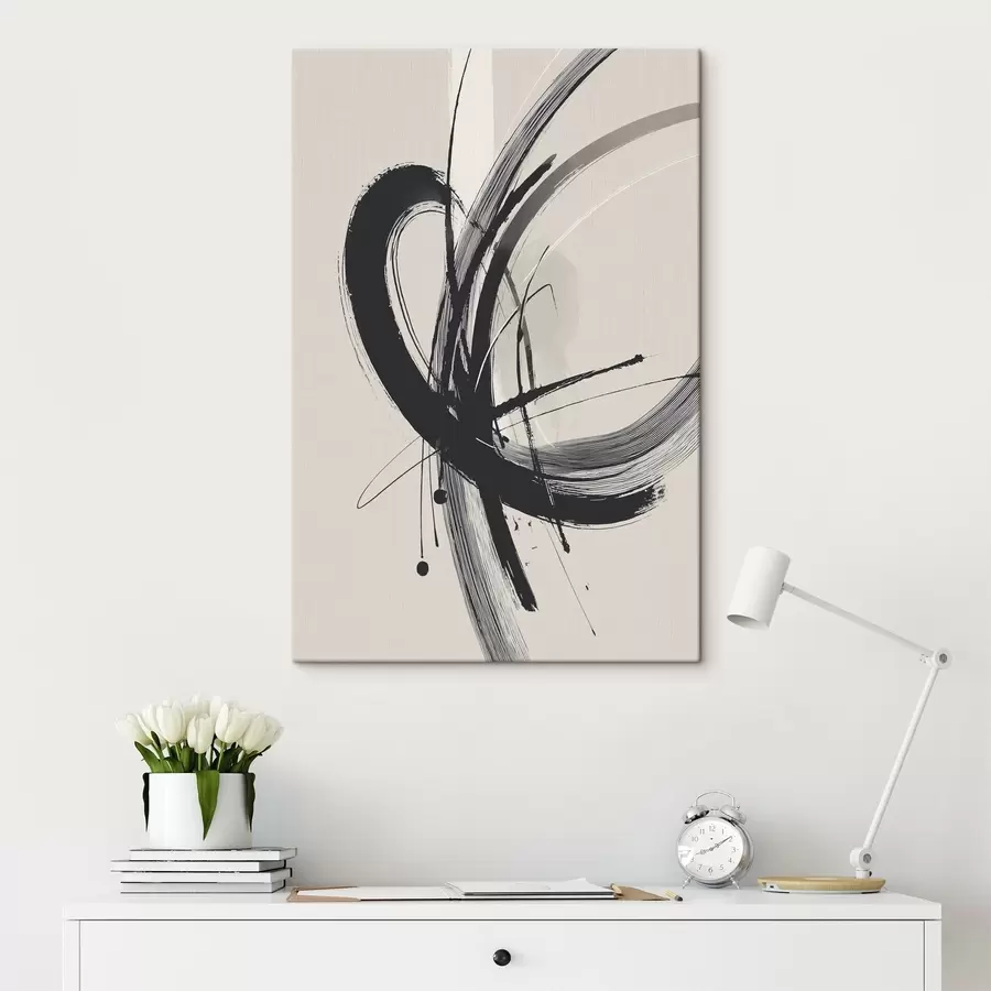 Tablouri Abstract minimalist brush strokes s45582