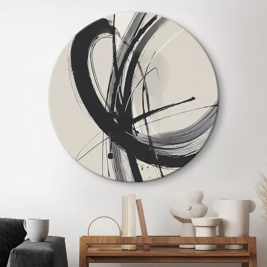 Tablouri Abstract minimalist brush strokes r45582