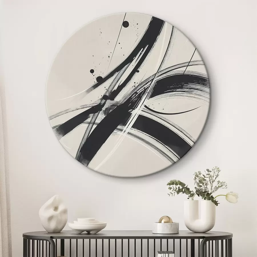 Tablouri Abstract minimalist brush strokes r45583