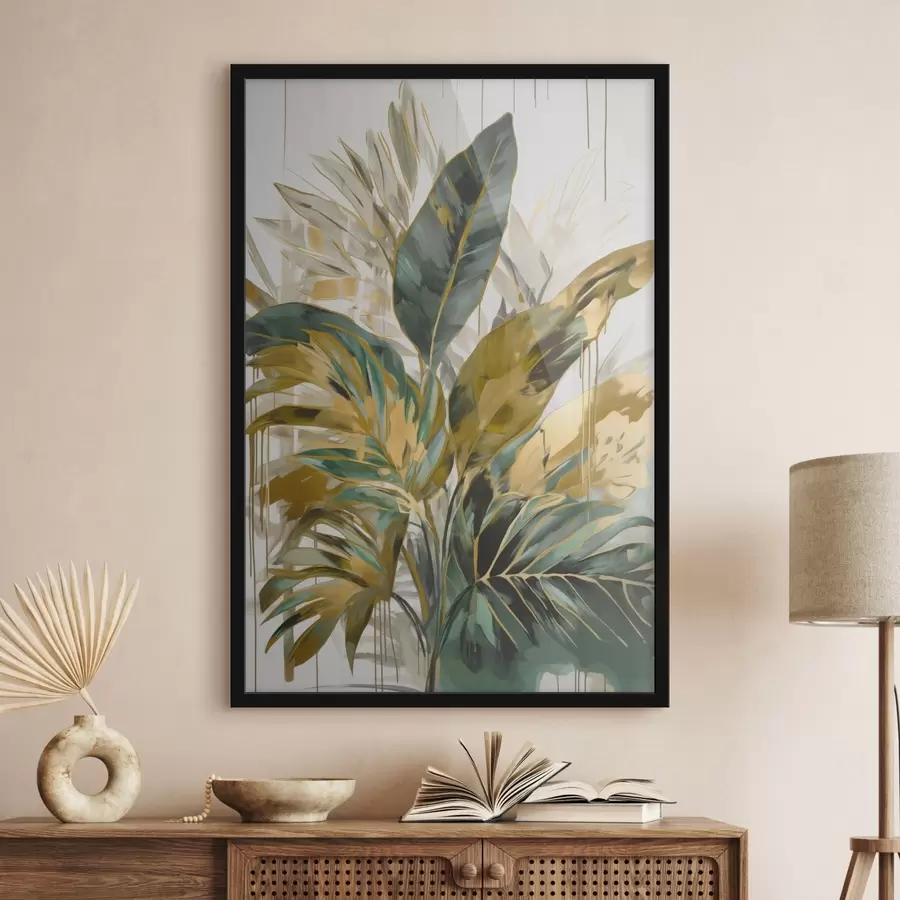 fototapet Abstract frunze tropicale f45589