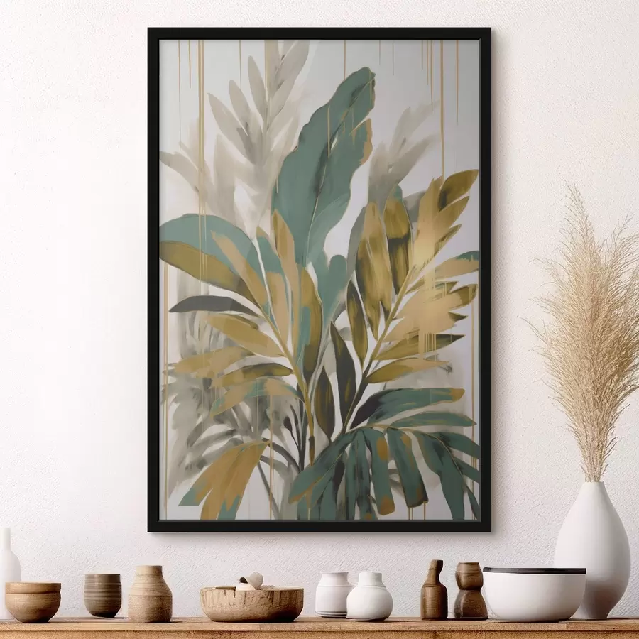 fototapet Abstract frunze tropicale f45590