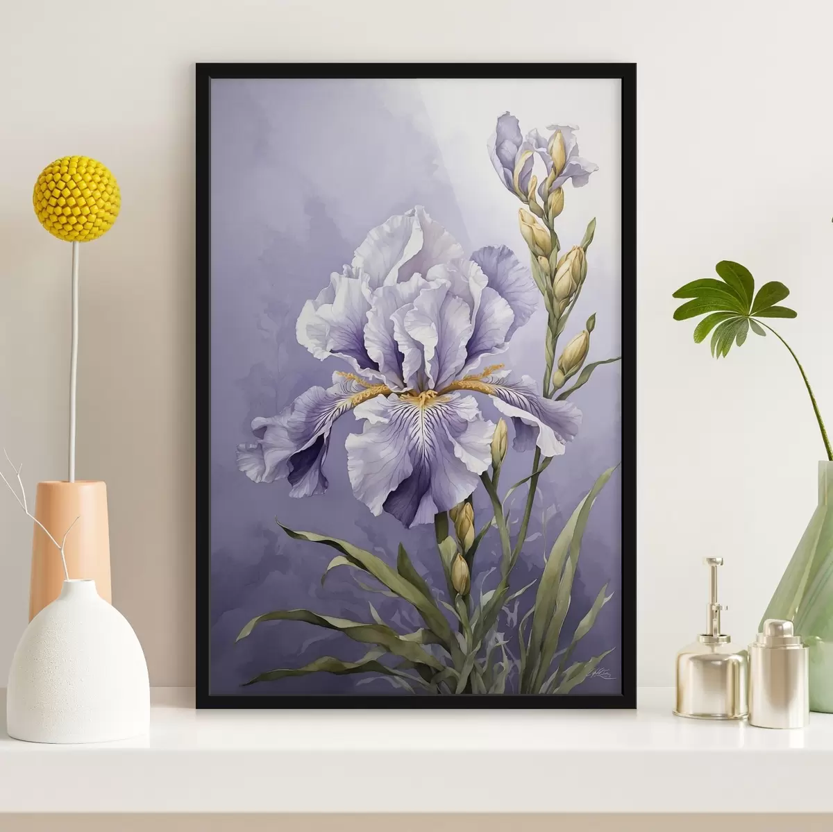 Poster Iris violet f45486