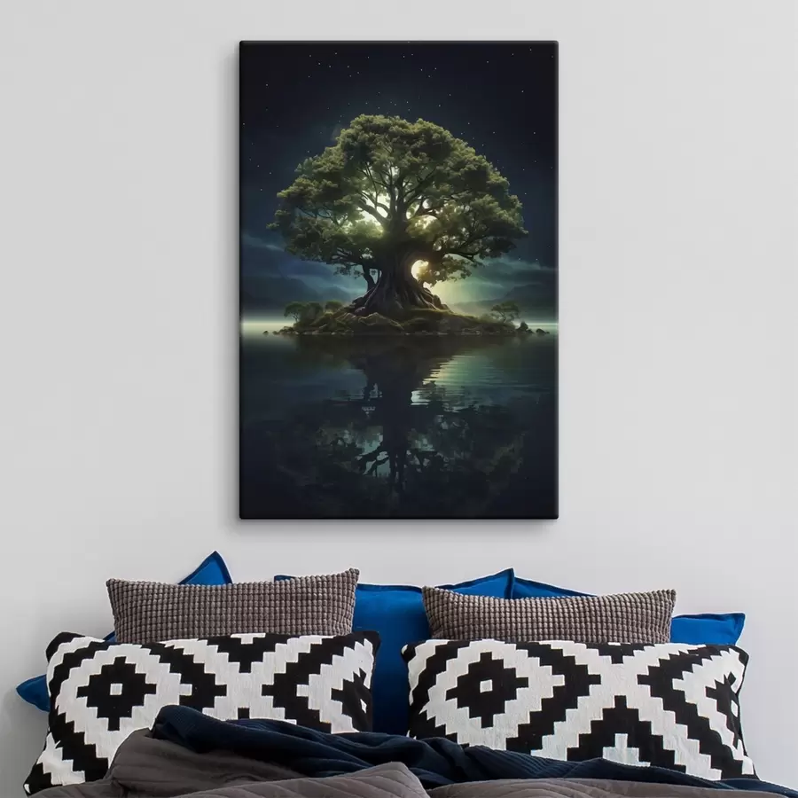 Tablouri Copac uriaș noaptea s45510