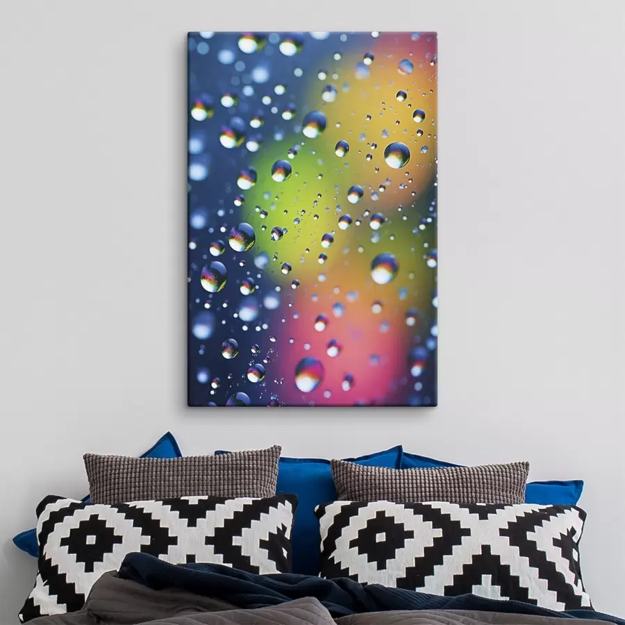 Tablouri Reflexii colorate în picături de apă s45522