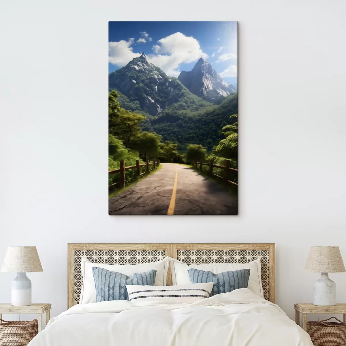 Tablouri Drum de munte printre copaci verzi s45525