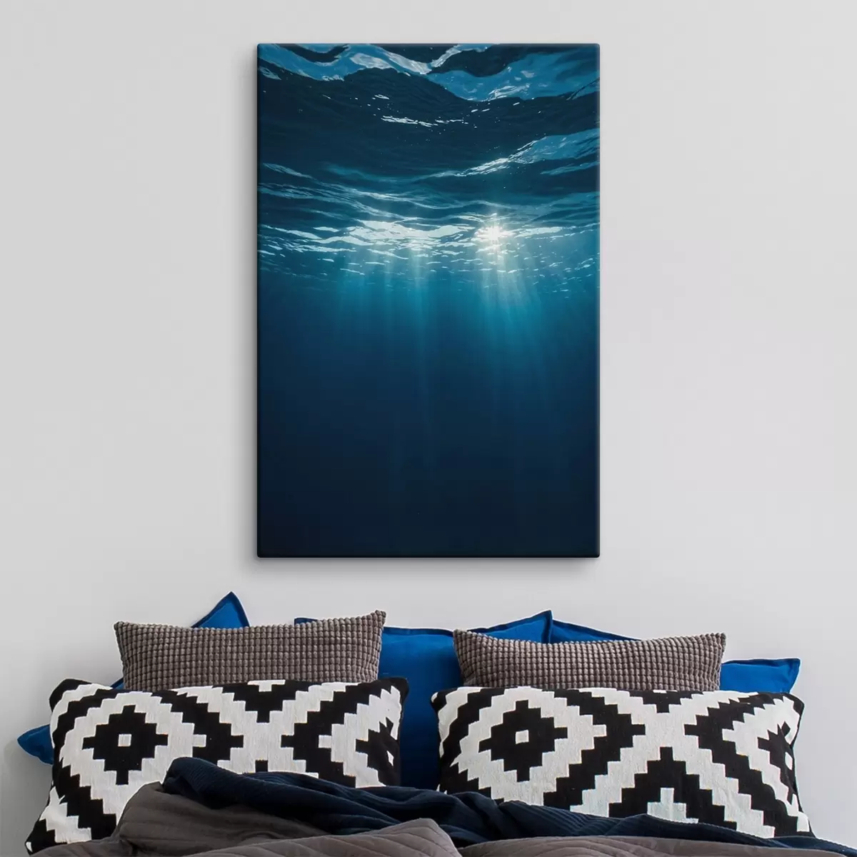 Tablouri Raze de soare sub suprafața apei s45625