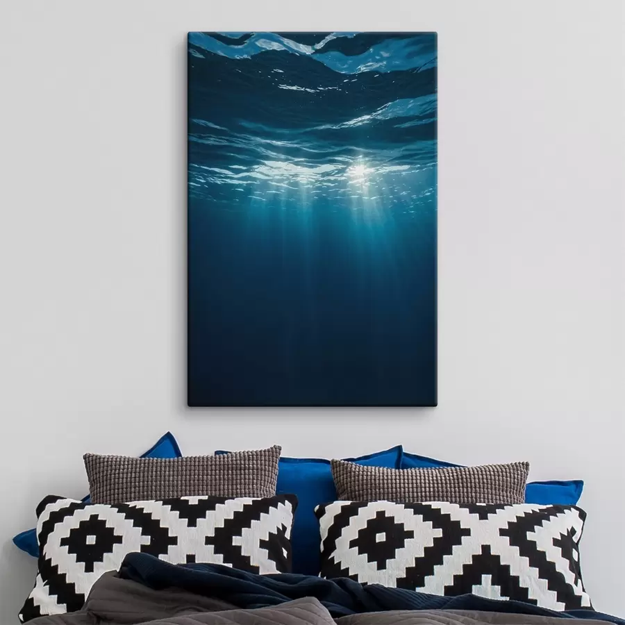 Tablouri Raze de soare sub suprafața apei s45625