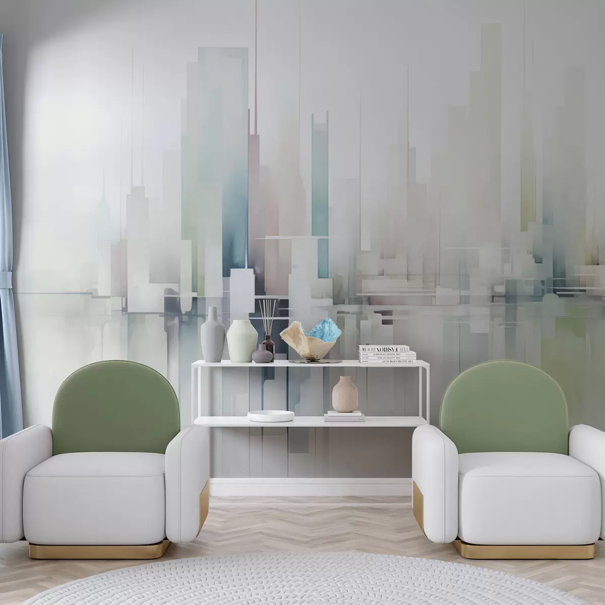 fototapet Oraș abstract w04488