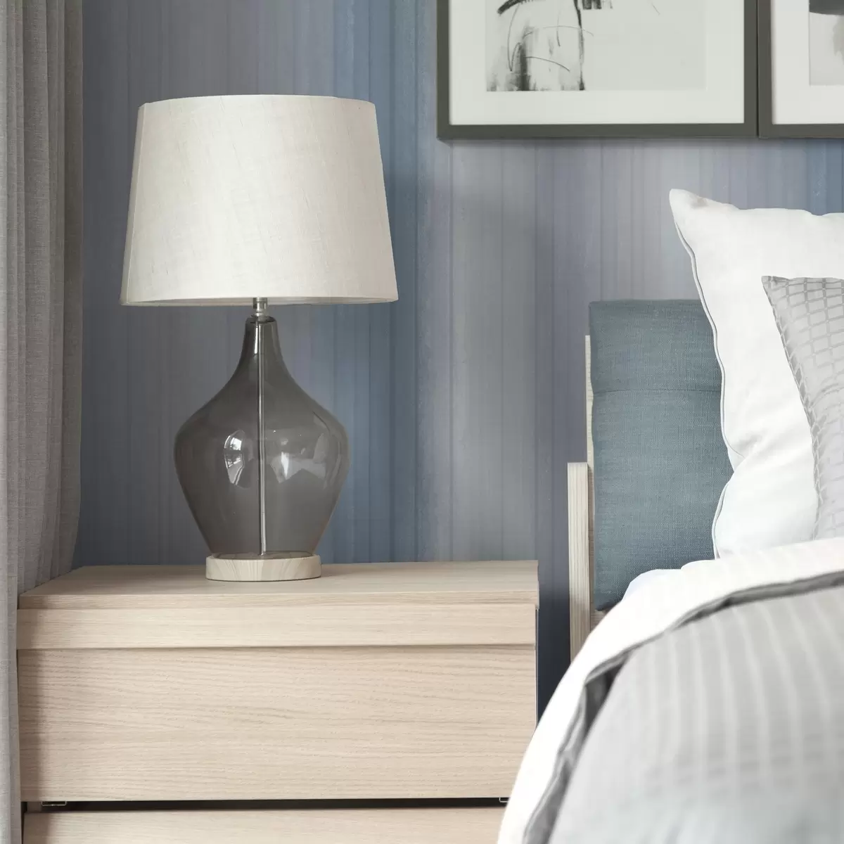 Wallpaper Dungi gradient albastru-cenușiu moale a00506