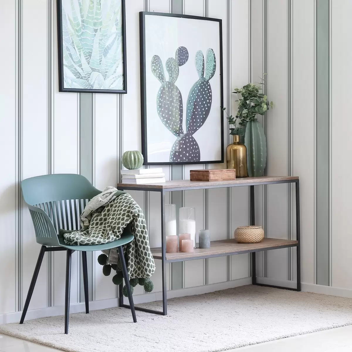 Wallpaper Dungi largi într-o paletă gri-albastru a00516