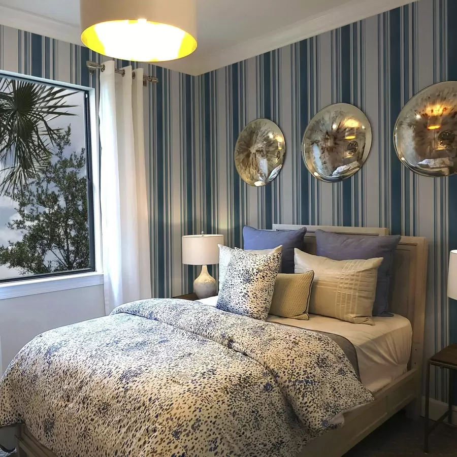 fototapet Dungi albastre cu spații albe a00525