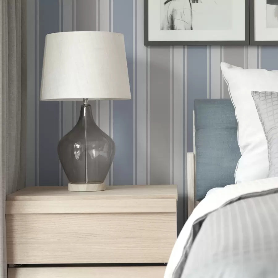 fototapet Combinație de dungi largi gri și albastre a00557