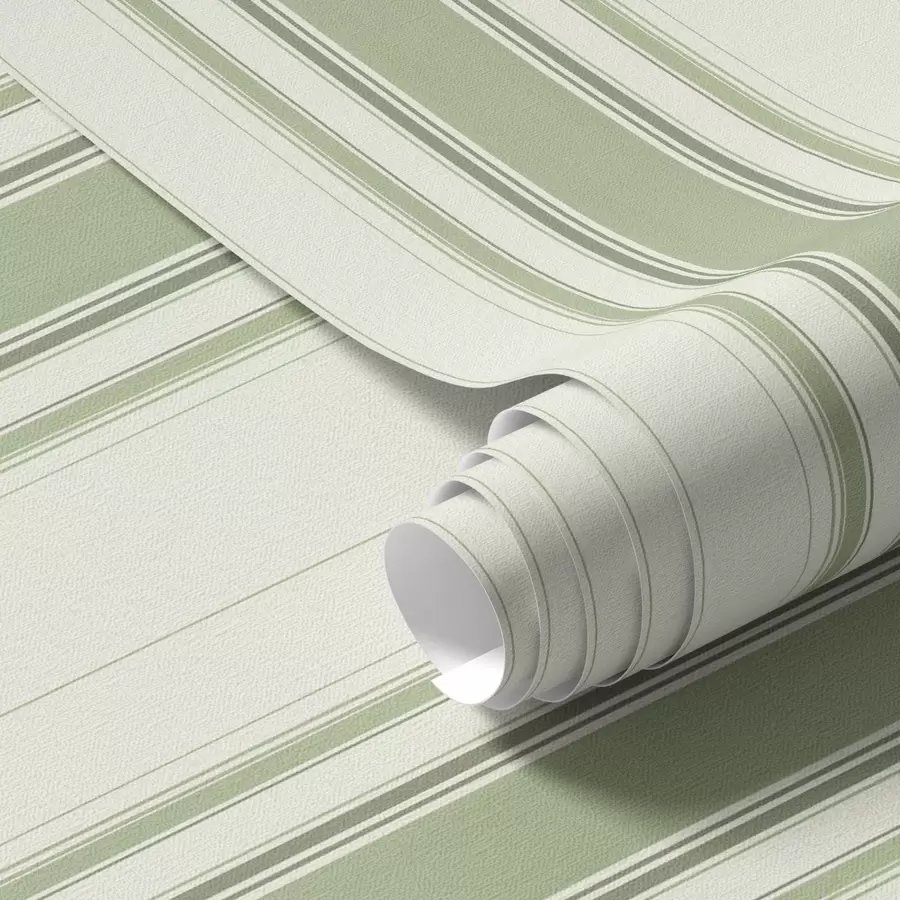 fototapet Fond deschis cu dungi de accent verde închis a00562