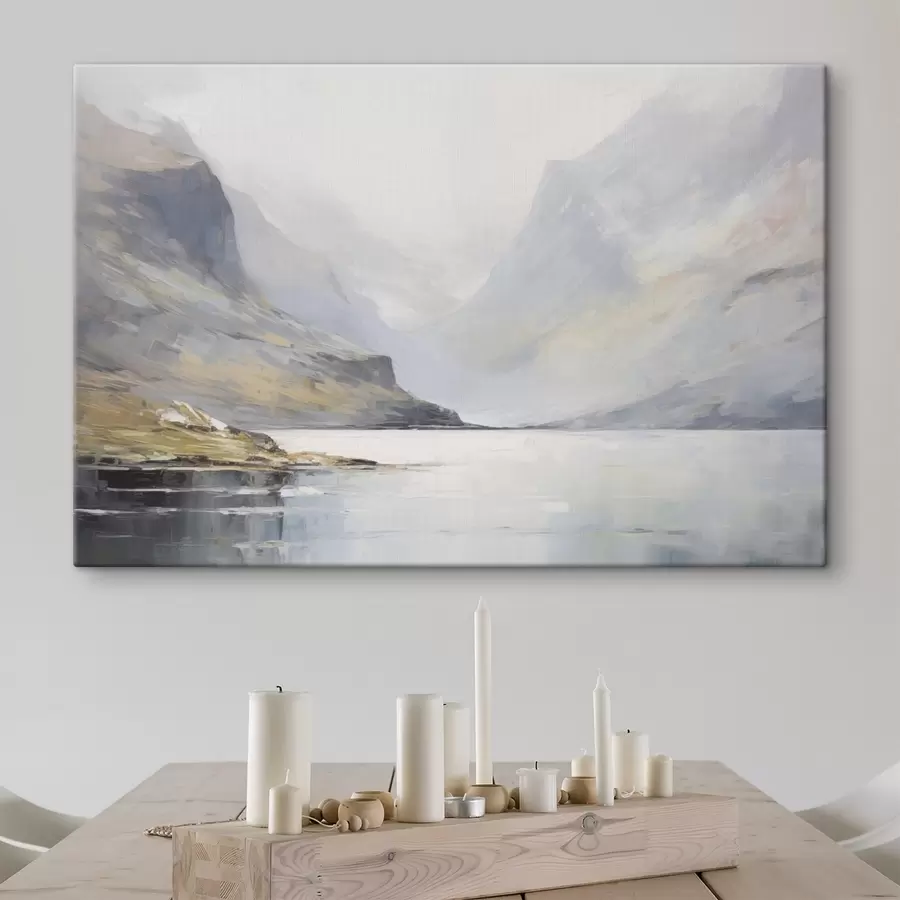 Tablouri Golf lângă munți s45687