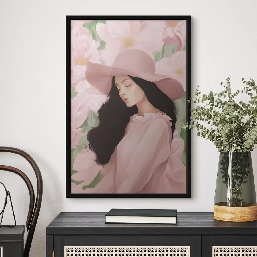 fototapet Fată cu pălărie f45677