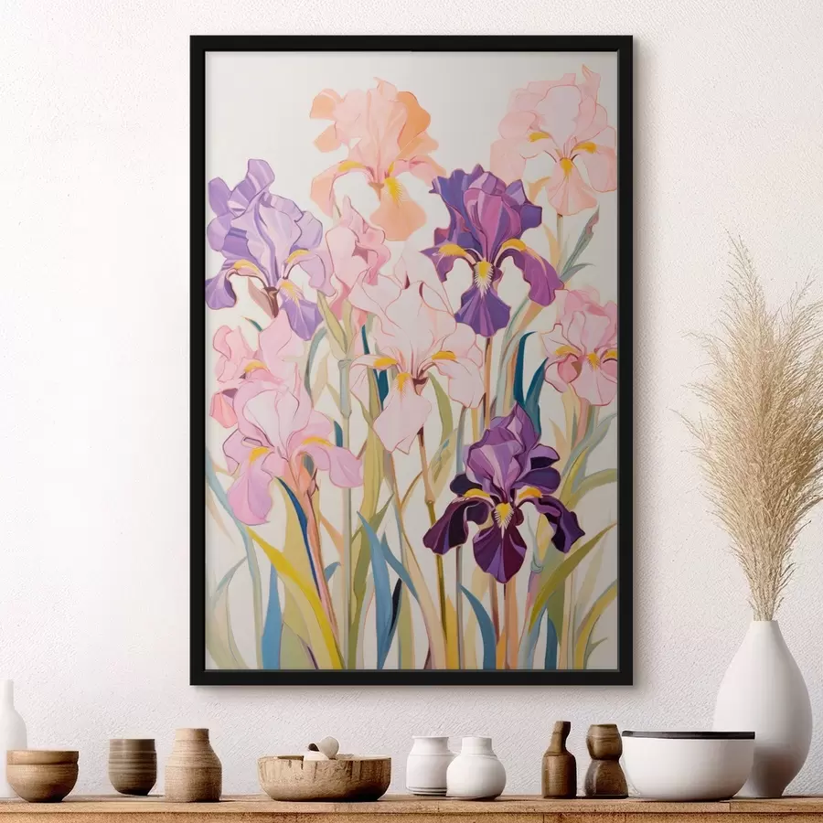 fototapet Irisuri: compoziție în stil minimalist f45596