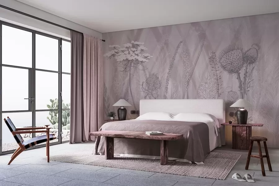 fototapet Ierburi și herbariu w04473v2