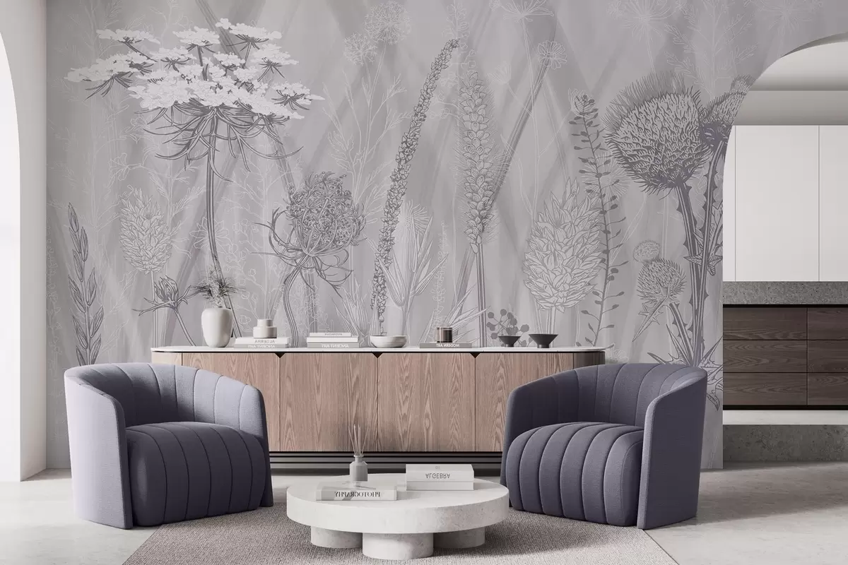 fototapet Ierburi și herbariu w04473v2