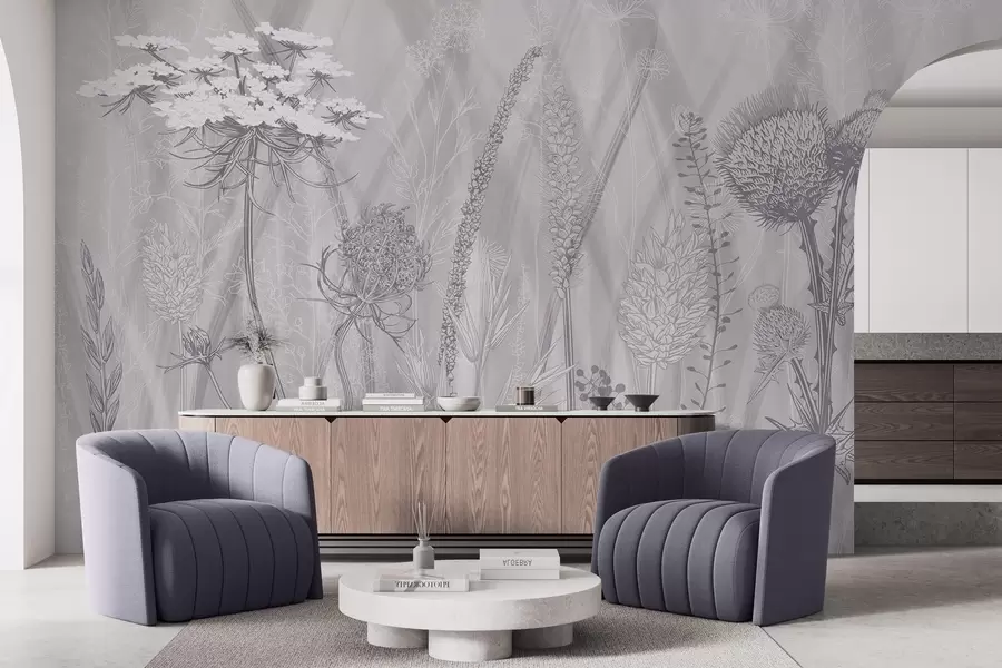 fototapet Ierburi și herbariu w04473v2