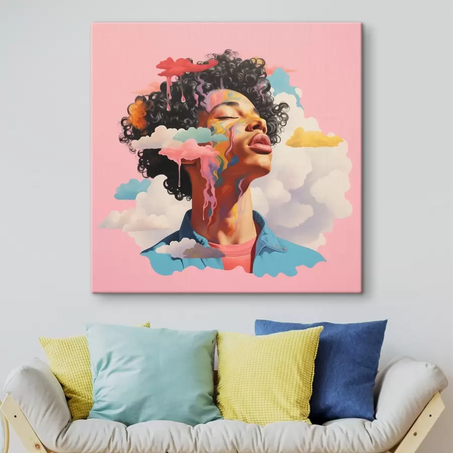 Tablouri Visător în nori în stil acuarelă s45636