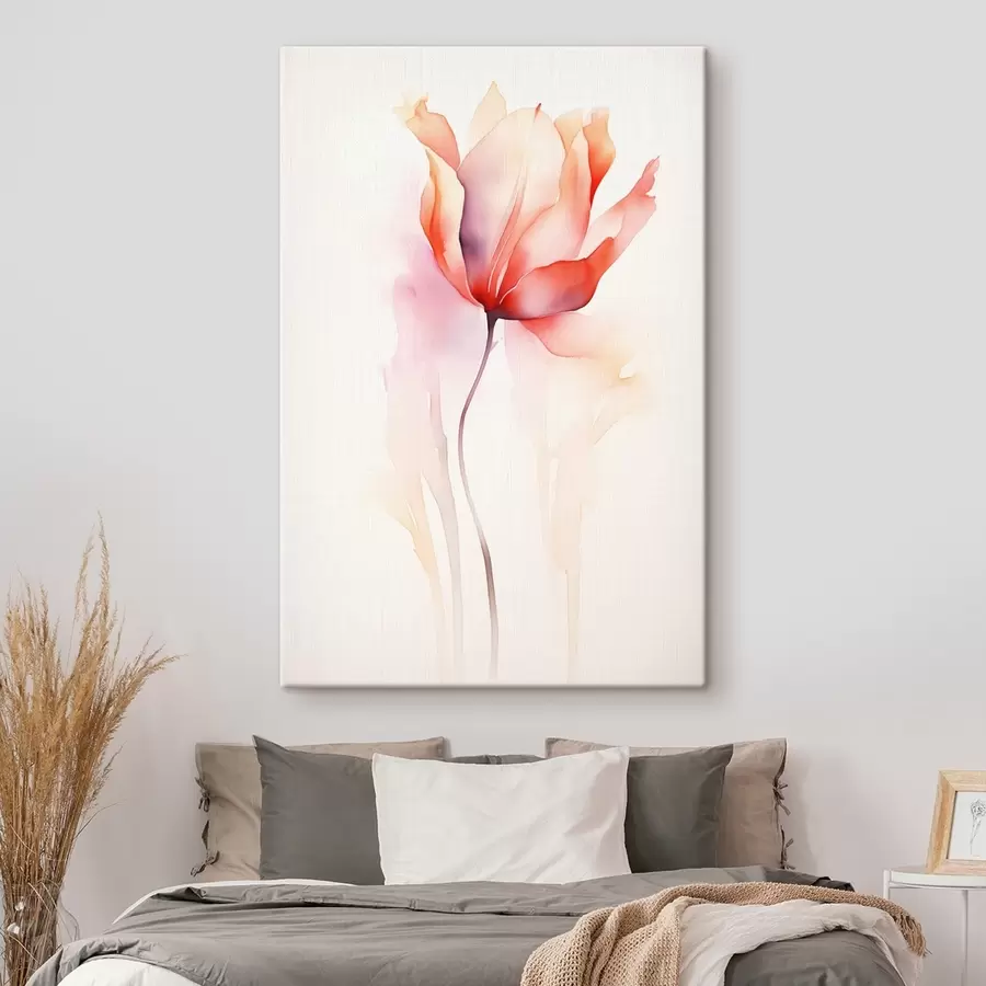 Tablouri Minimalism floral în stil acuarelă s45637