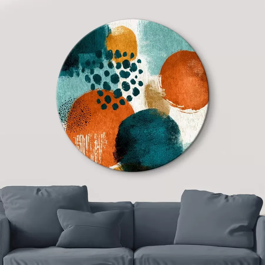 Tablouri Forme luminoase în stilul picturii abstracte r45649