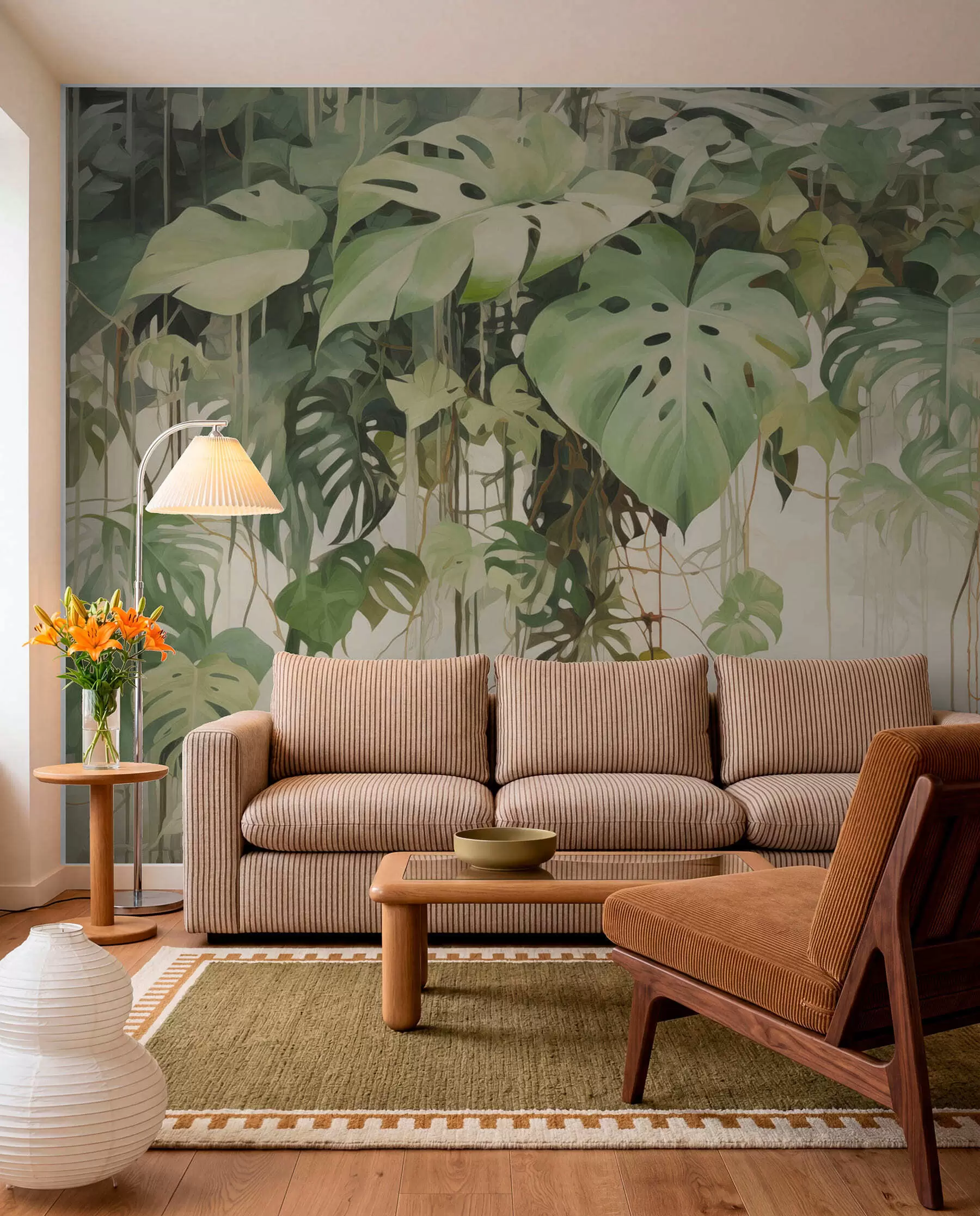 fototapet Baldachin de monstera w04525
