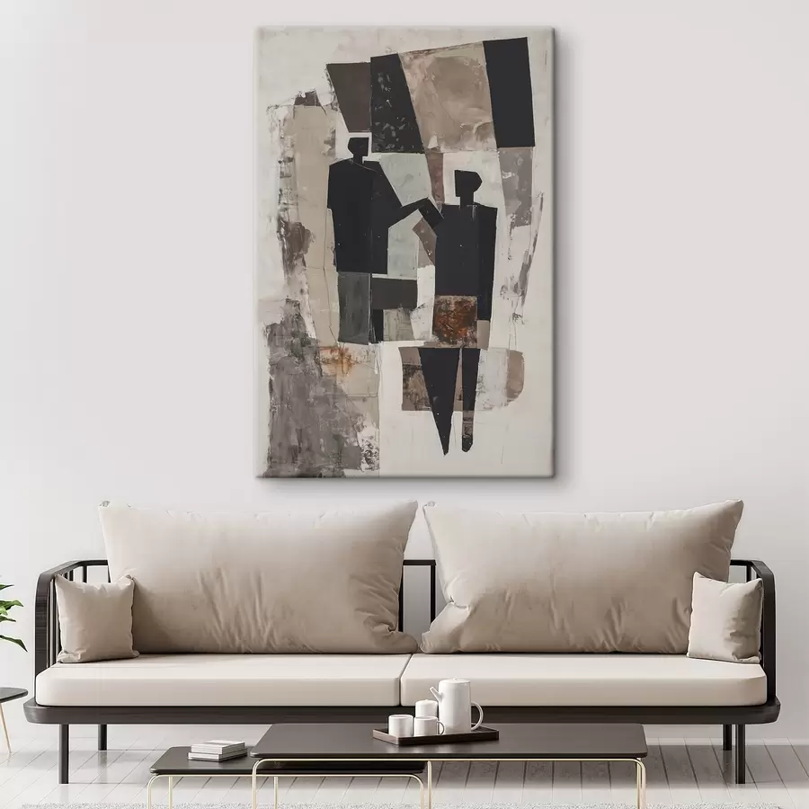 Tablouri Figuri abstracte ale unui cuplu s45776