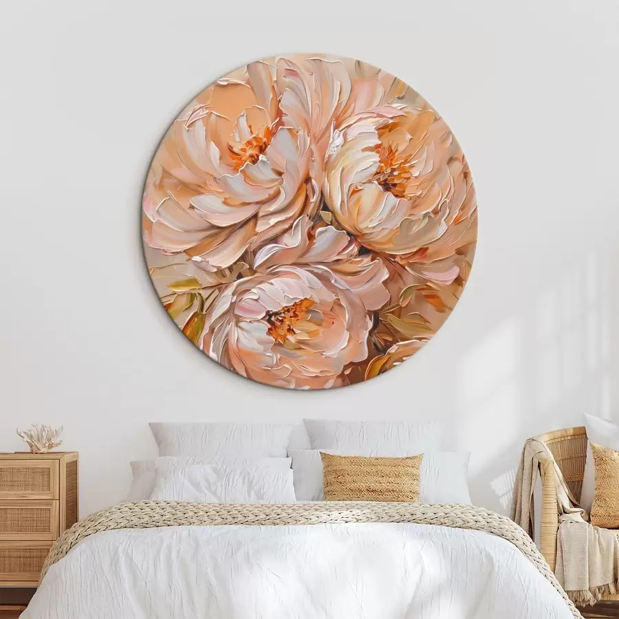 Tablouri Bujori abstracți delicați r45592