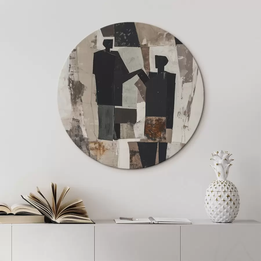 Tablouri Figuri abstracte ale unui cuplu r45776