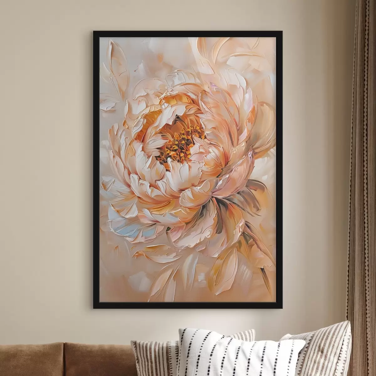 Poster Bujor abstract delicat f45591