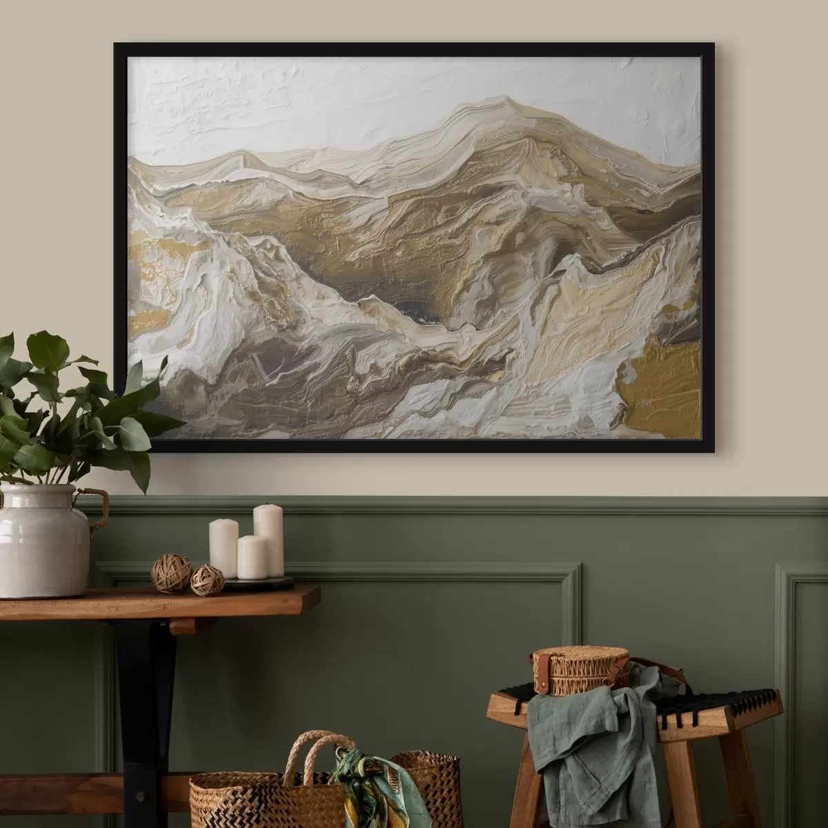 Poster Abstract peisaj montan f45750