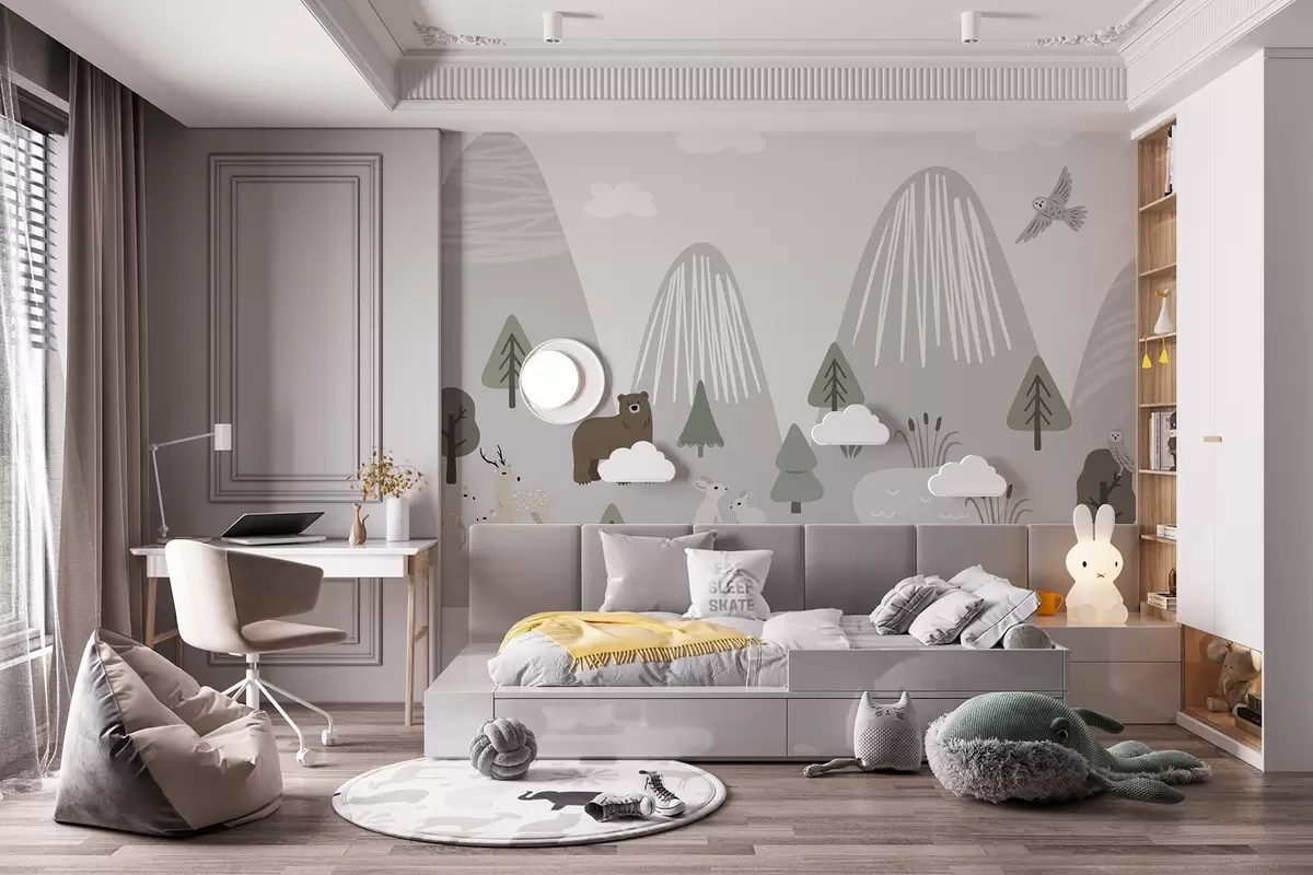 fototapet Animale din pădure w04430