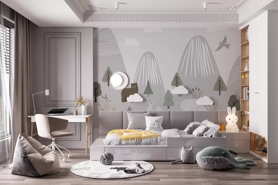 fototapet Animale din pădure w04430