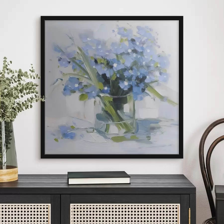 fototapet Flori delicate într-o vază de sticlă f45773