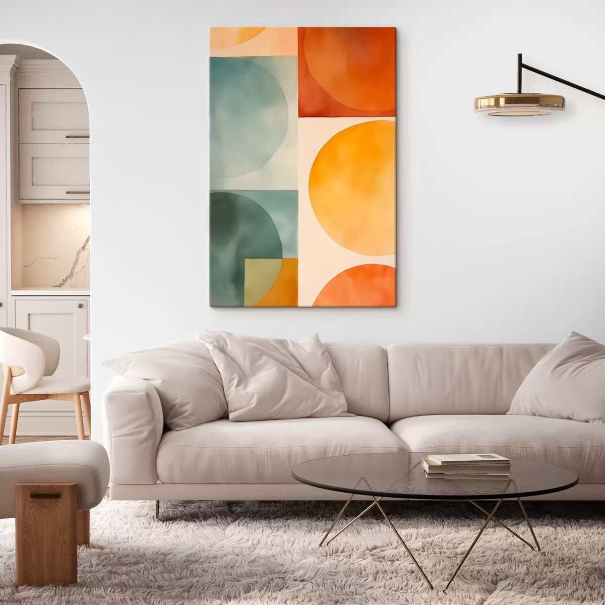 Tablouri Cercuri geometrice abstracte s45792