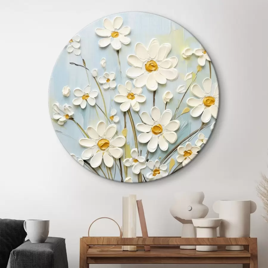 Tablouri Margarete texturate: artă impasto cu tușe expresive r45266