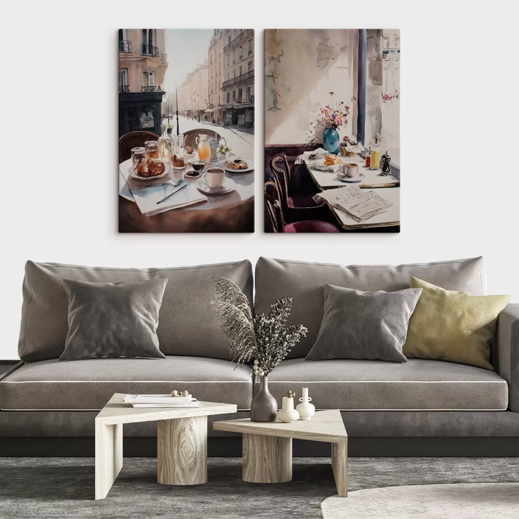 Tablouri mic dejun în Paris m00736