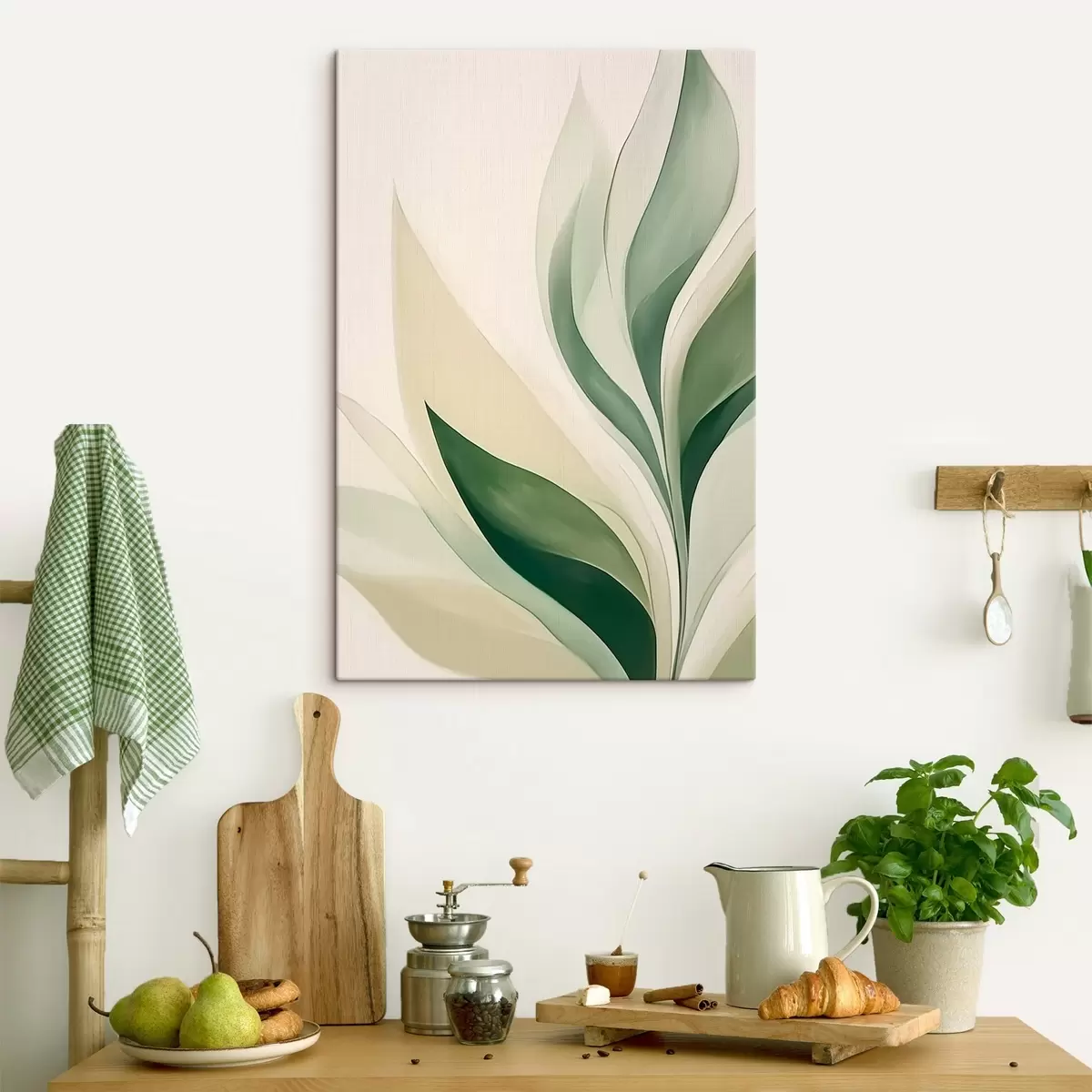 Tablouri Frunze verzi abstracte s45831