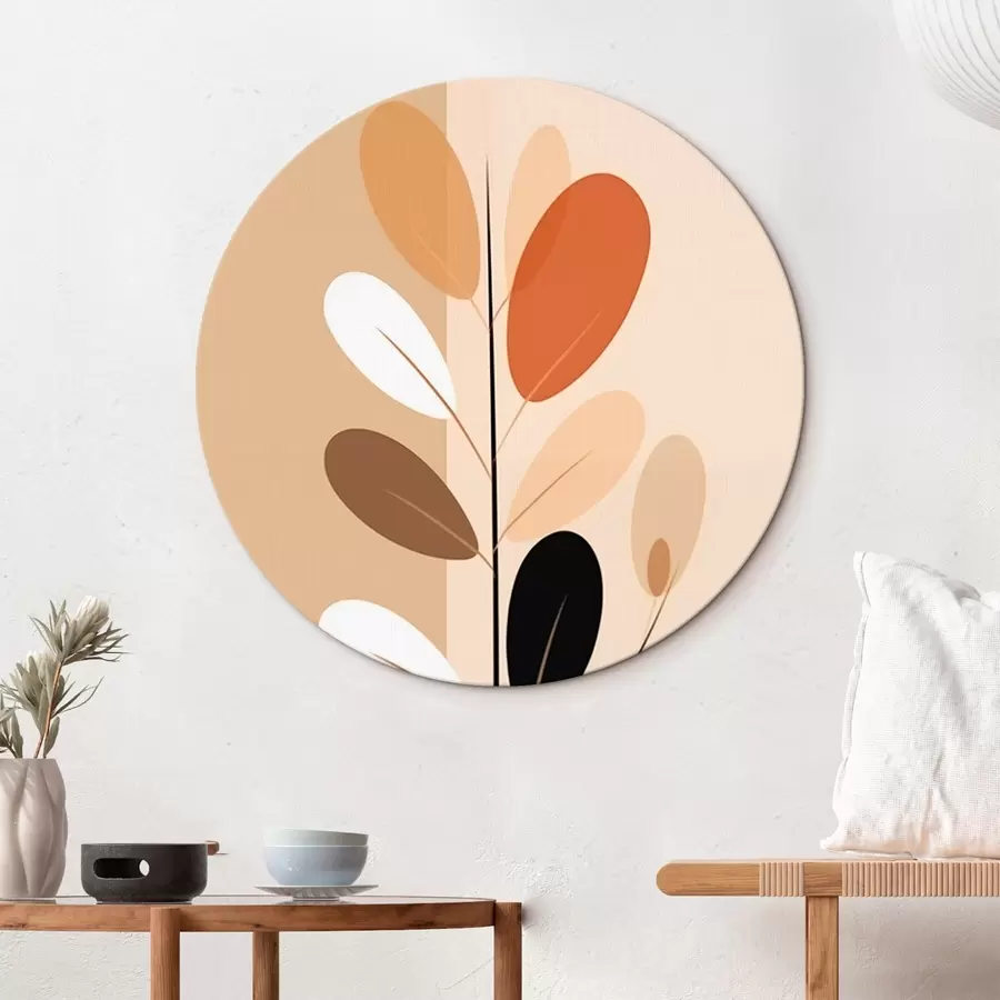 Tablouri Ramură minimalistă cu frunze r45834