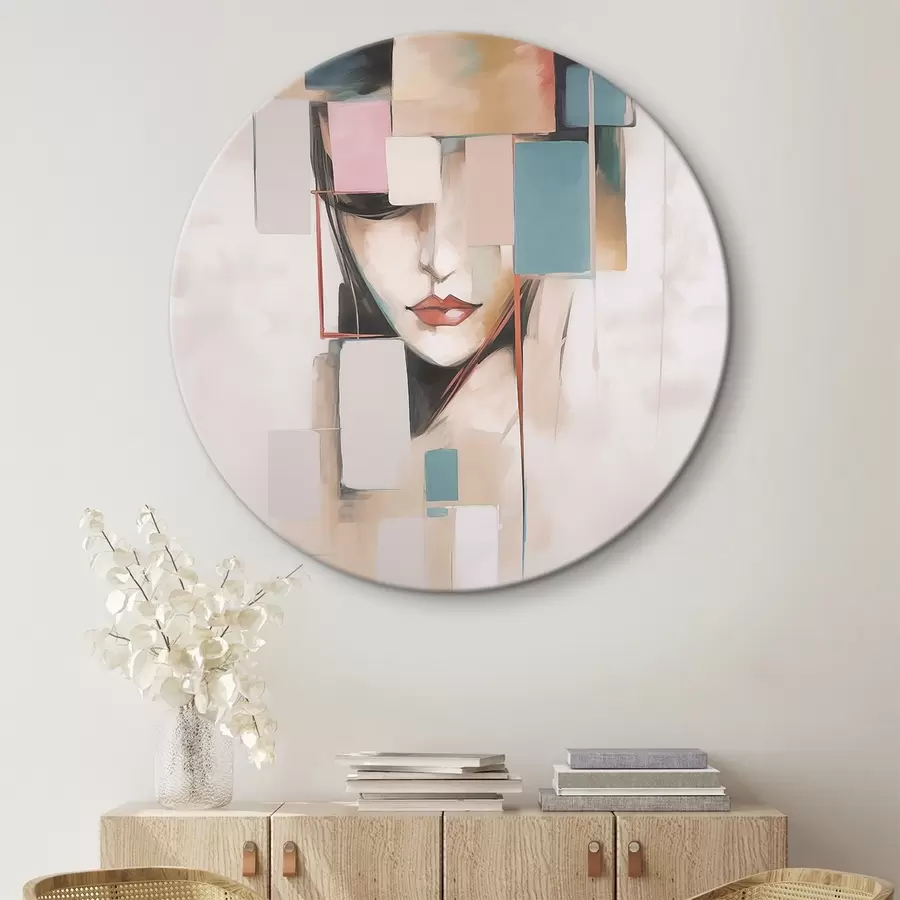 Tablouri Portret abstract imitație de pictură r45920