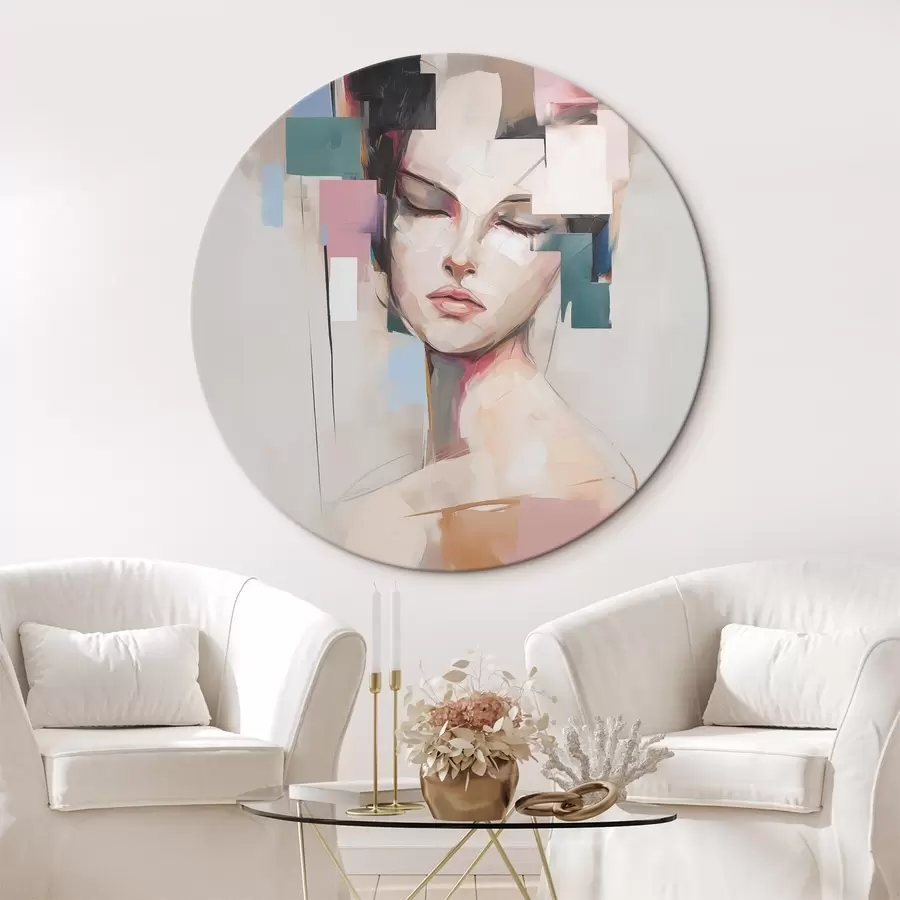 Tablouri Portret abstract imitație de pictură r45921