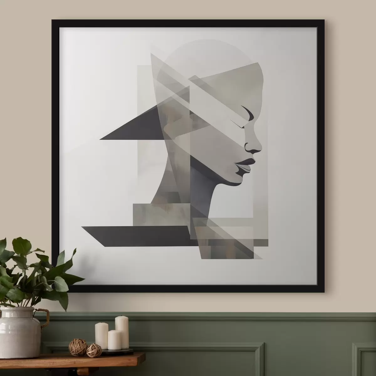 Poster Portret abstract f45916