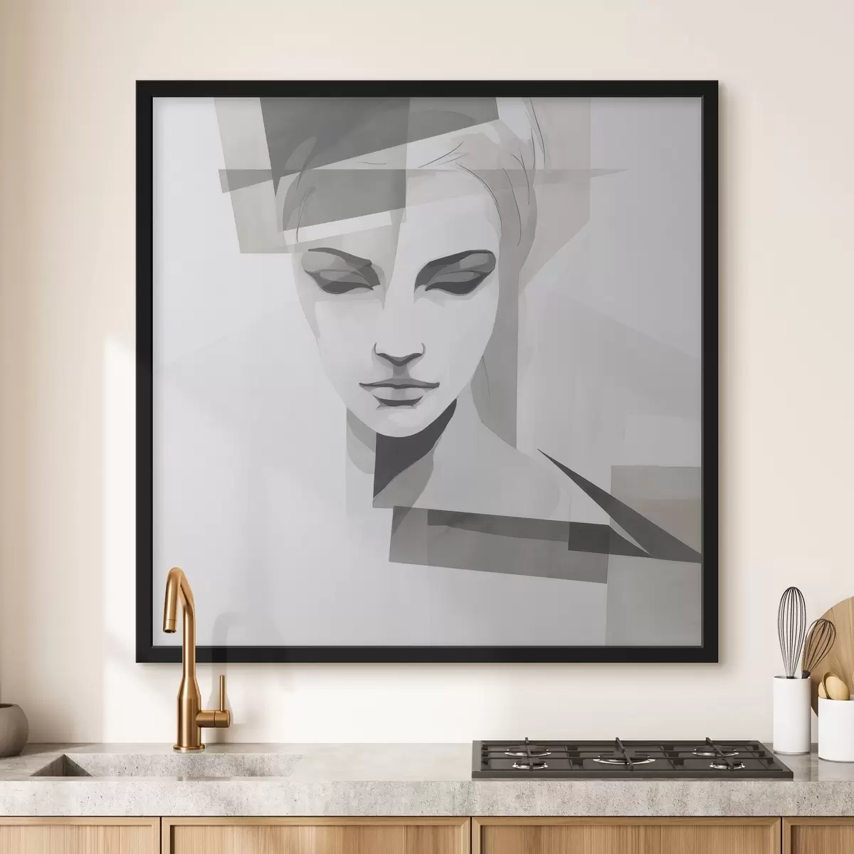 Poster Portret abstract f45917