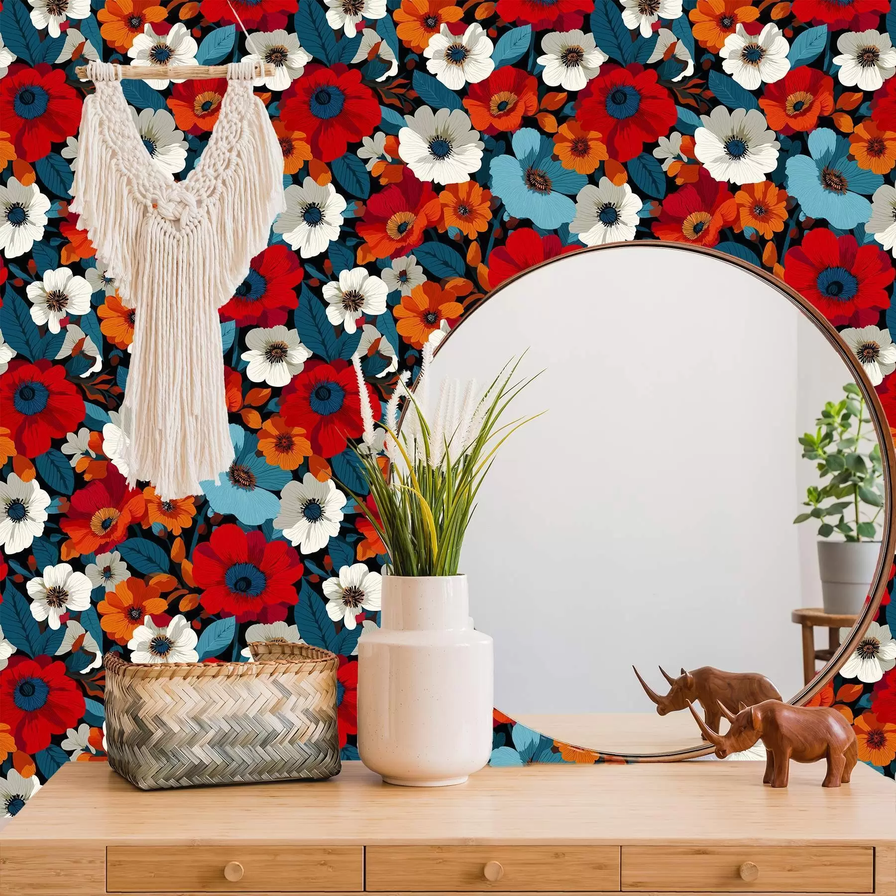 fototapet Flori multicolore a00542