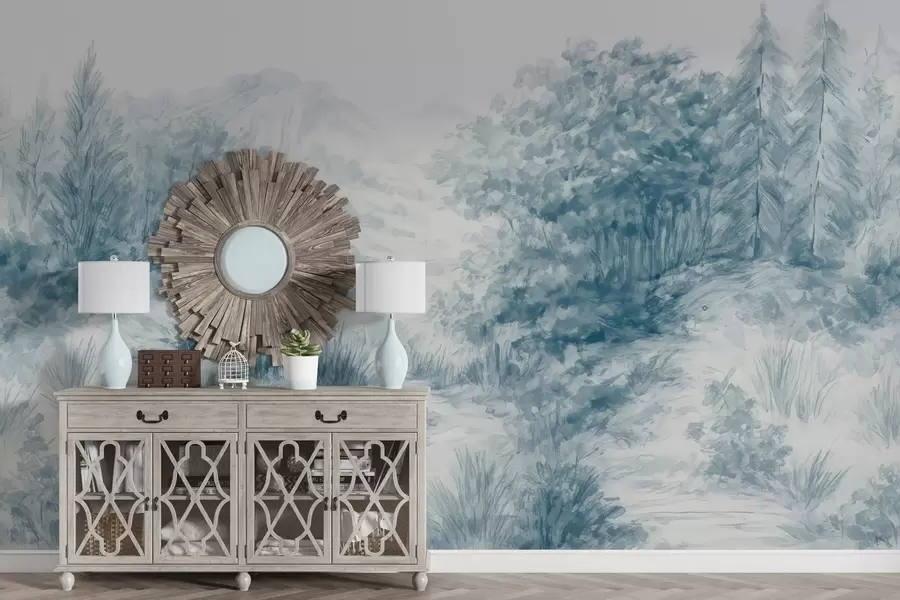 fototapet Contururi colorate w04572