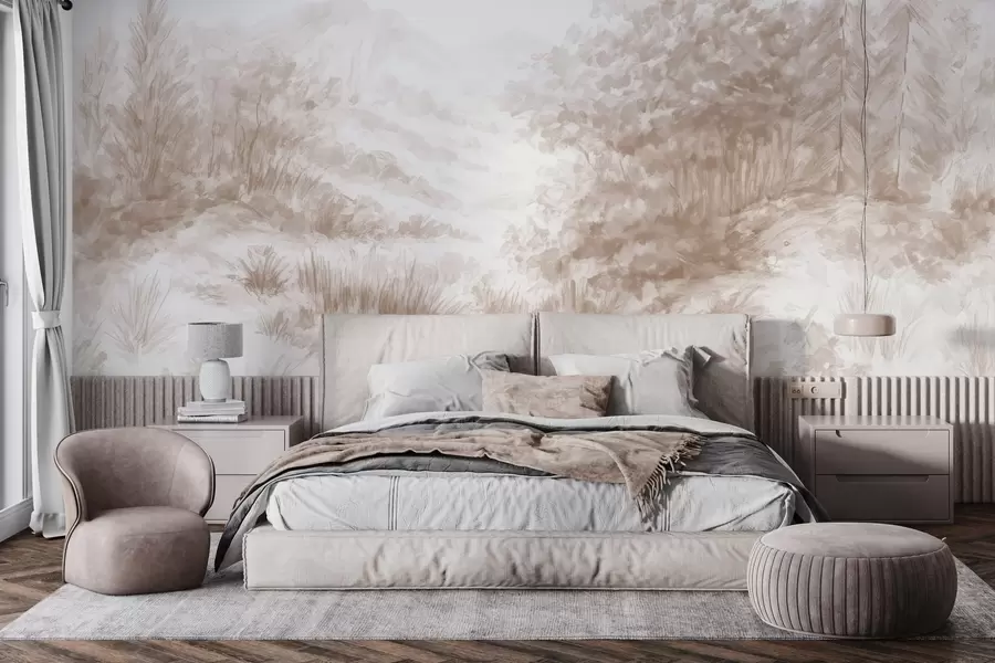 fototapet Contururi colorate w04572v1